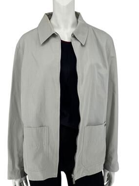 Chanel Identification Pale Grey Zip Jacket – FR 44